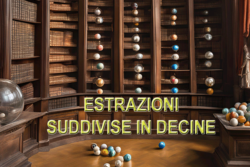 1.Estrazioni suddivise in decine