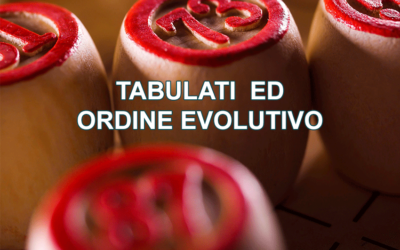 8.Tabulati ed ordine evolutivo